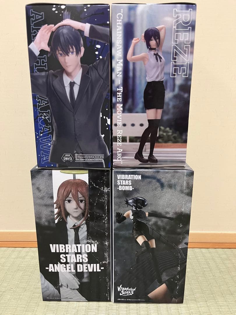 チェンソーマン フィギュア4点セット レゼ ボム アキ 天使の悪魔