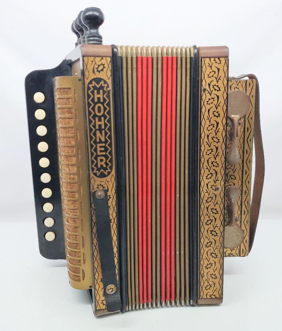 ホーナー／ダイアトニック・アコーディオン　Cチューニング　動作未確認 HOHNER XS ボタンキー アコーディオン(ホーナー 21ボタン ボタン式