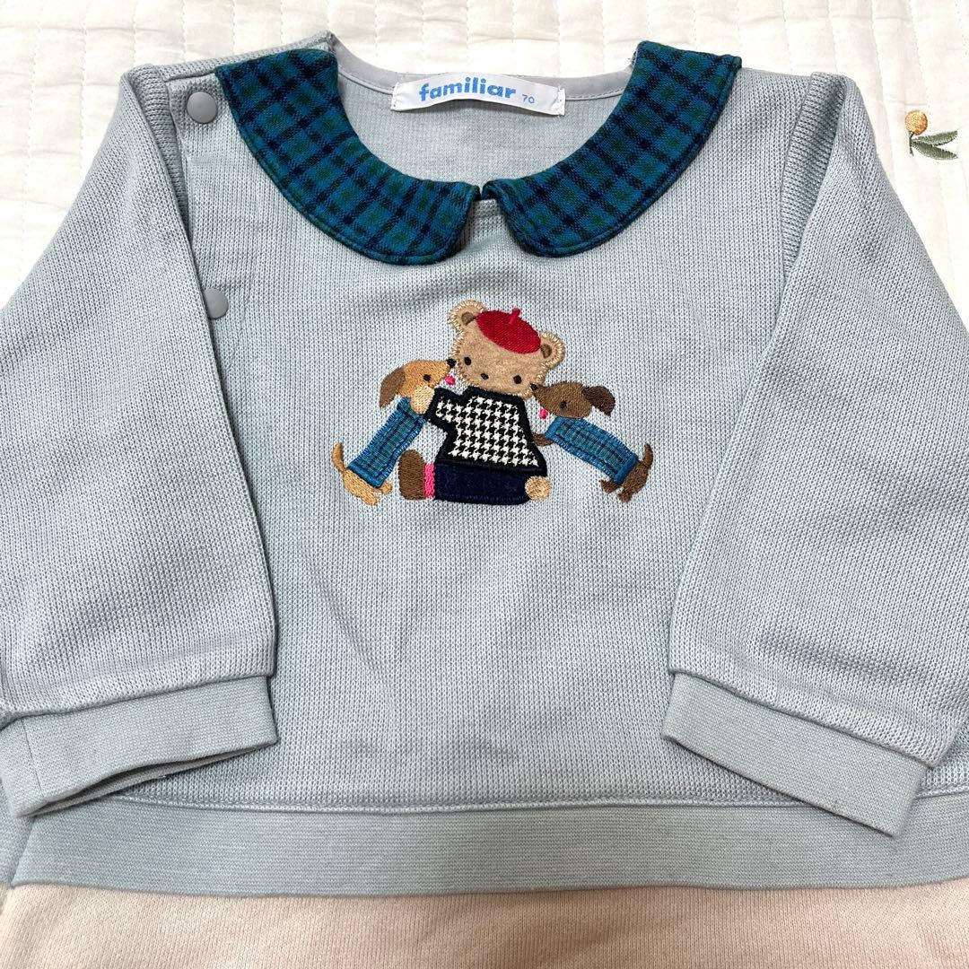 familiar ロンパース 70サイズ - メルカリ