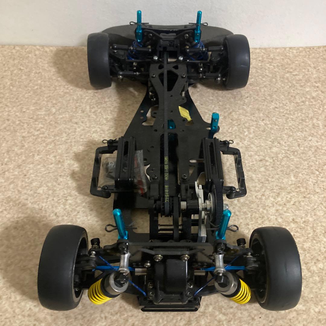 タミヤ ラジコン TA-04 カーボンダブルデッキ仕様 TRF ダンパー - メルカリ