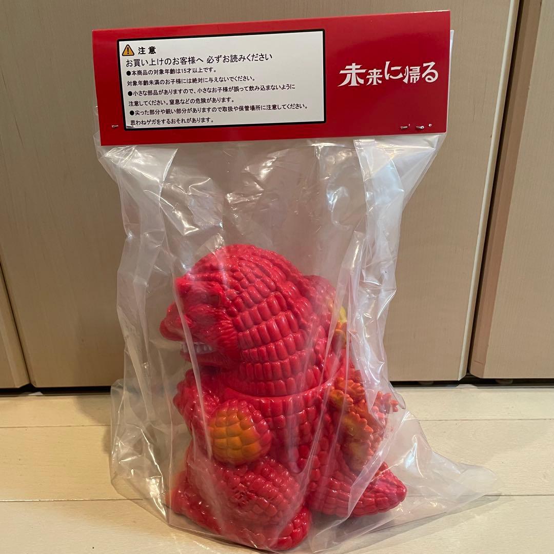 未来に帰る ソフビ 赤 招きゴジラ赤.ver ワンダーフェスティバル2026W