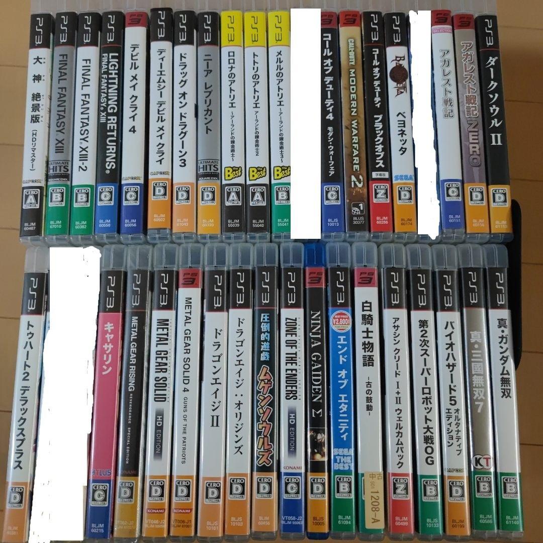 PS3ゲームソフト 35本まとめ売り - メルカリ