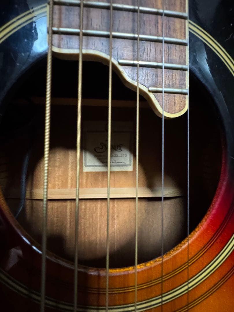 ジャンク品】S.Yairi YF-301 サンバースト エレアコ