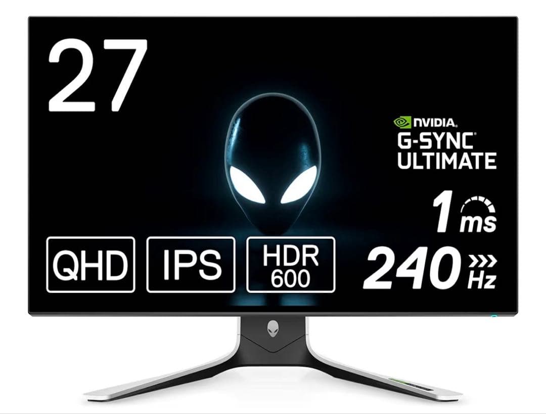 ディスプレイ・モニター本体 DELL AlienWare AW2721D WQHD 240Hz HDR600 Amazon.com: Alienware 27 Gaming Monitor - AW2721D (Latest Model
