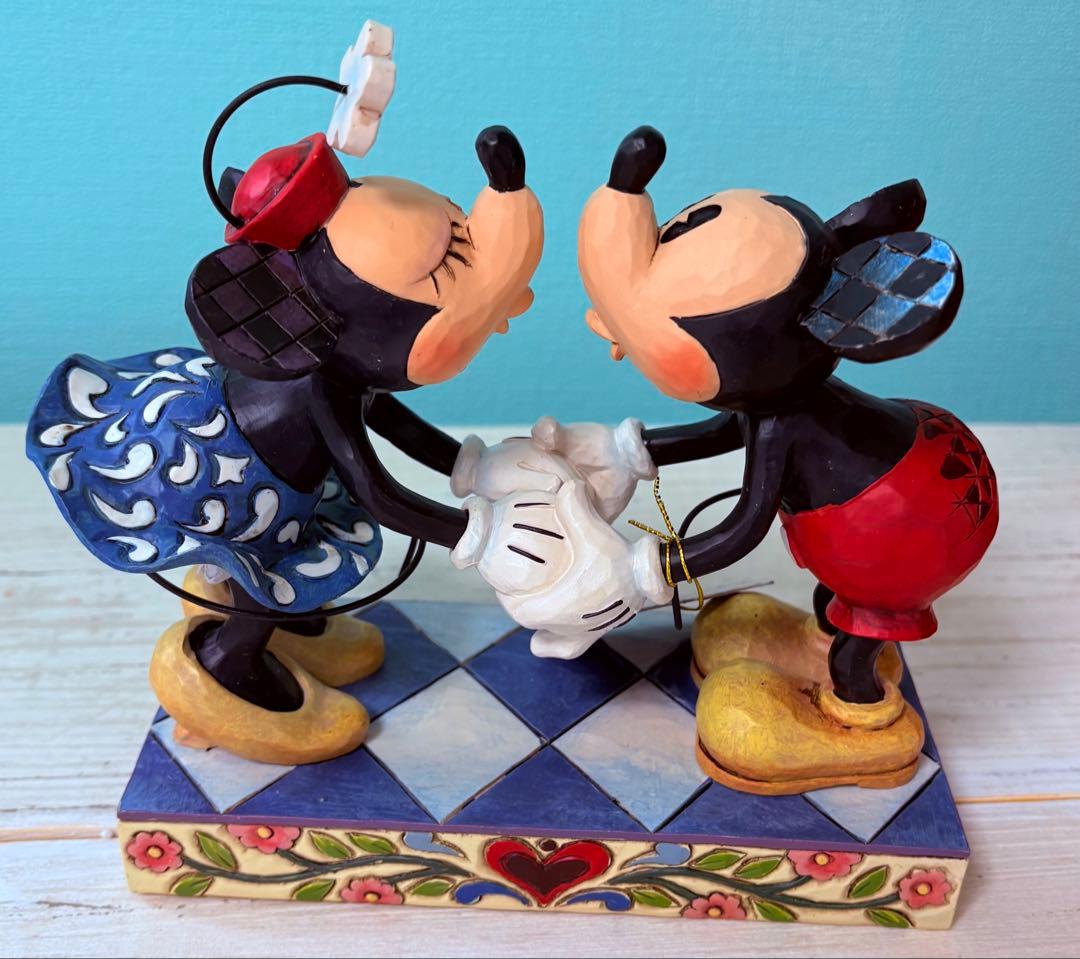 タイムセール中！ミッキー★ミニーラブラブ　ジムショア　置物 ジム ショア Jim Shore ディズニー トラディション Disney Traditions
