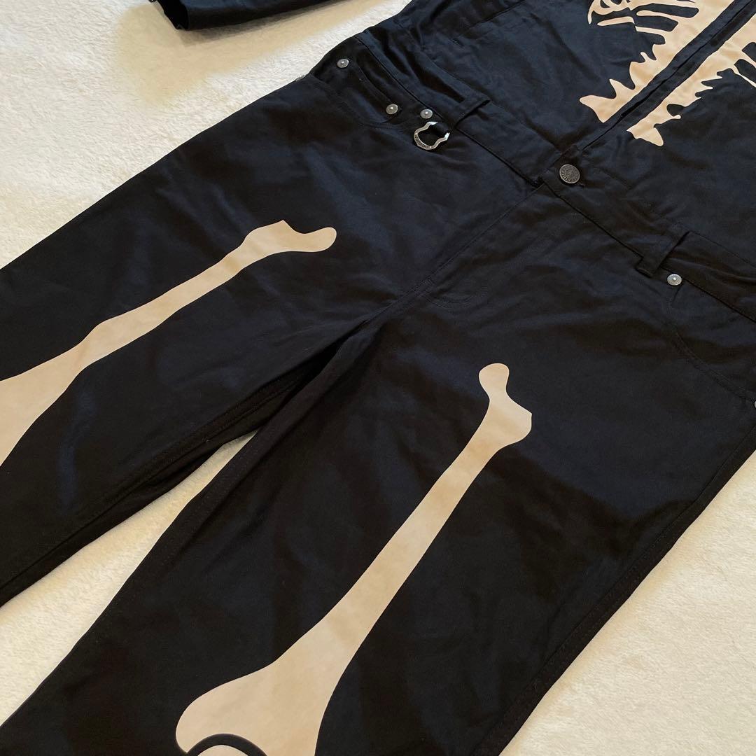 VANSON VANSON オールインワン つなぎ ヒューマンボーン スケルトン
