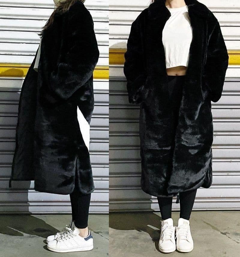 残少 XS 大きめ ナイキ レディース スウッシュ フェイクファー コート