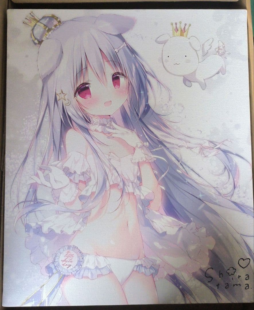 しらたまこ10周年記念キャンバスアート 直筆サイン入り - メルカリ