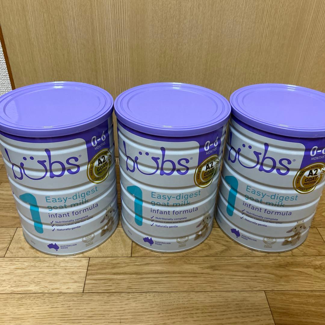 バブス bubs ヤギ 粉ミルク ステップ1 3缶セット【新品未開封】 楽天市場】Bubs（バブズ）オーガニック Organic 粉ミルク ステップ3（1