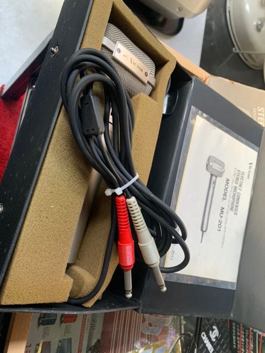 当時物 ビクター ステレオコンデンサーマイク Victor ニッパー