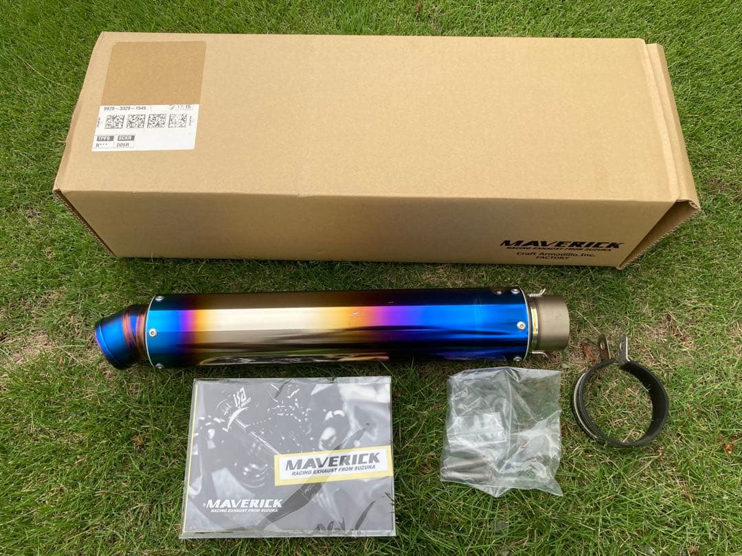 MV83 L400マーヴェリック(MAVERICK )チタンサイレンサー[汎用] Mv83【チタンソリッド】汎用サイレンサー（サーキットスポーツ走行専用