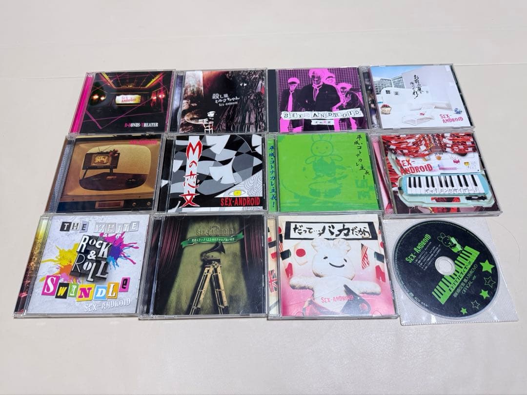 SEX-ANDROID アルバム(支離滅裂など) 11枚セット セクアン ☆セクアン20周年記念ベストアルバム『医者ROCK NEVER DIE』2タイプ