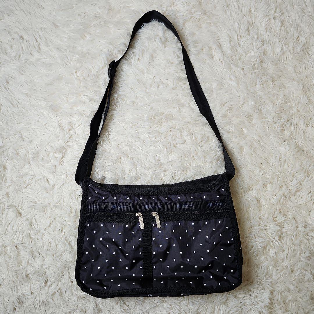 未使用級】レスポートサック デラックスエブリデイバッグ ドット ポーチ付