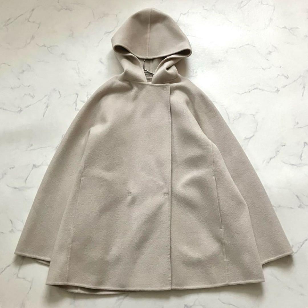 美品✨ボールジィ プレミアムウール リバーフーデットコート 薄