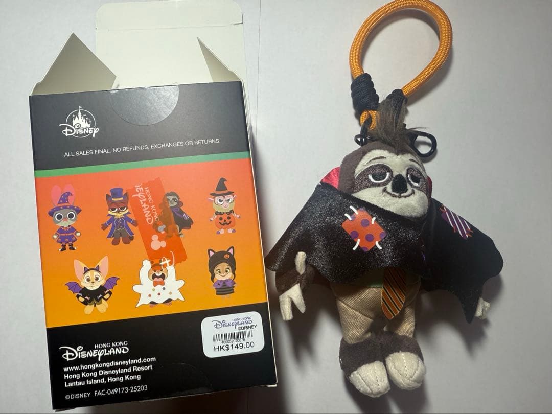 香港ディズニーランド ズートピア フラッシュ ハロウィン キーチェーン