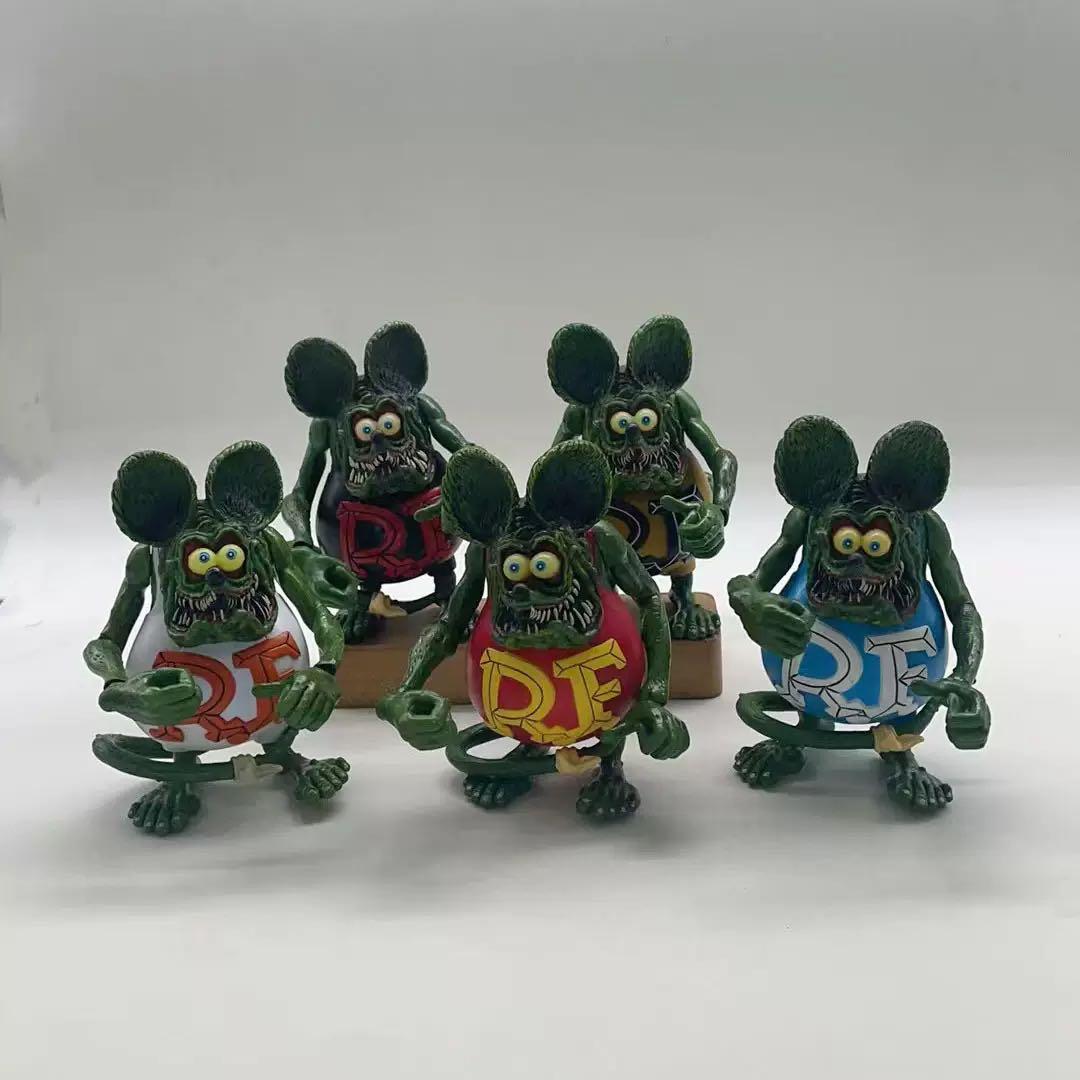 新品未開封　ラットフィンク　フィギュア　手足可動式　5体セット はぁ♡様専用 新品未開封 ラットフィンク フィギュア 手足可動式 5体