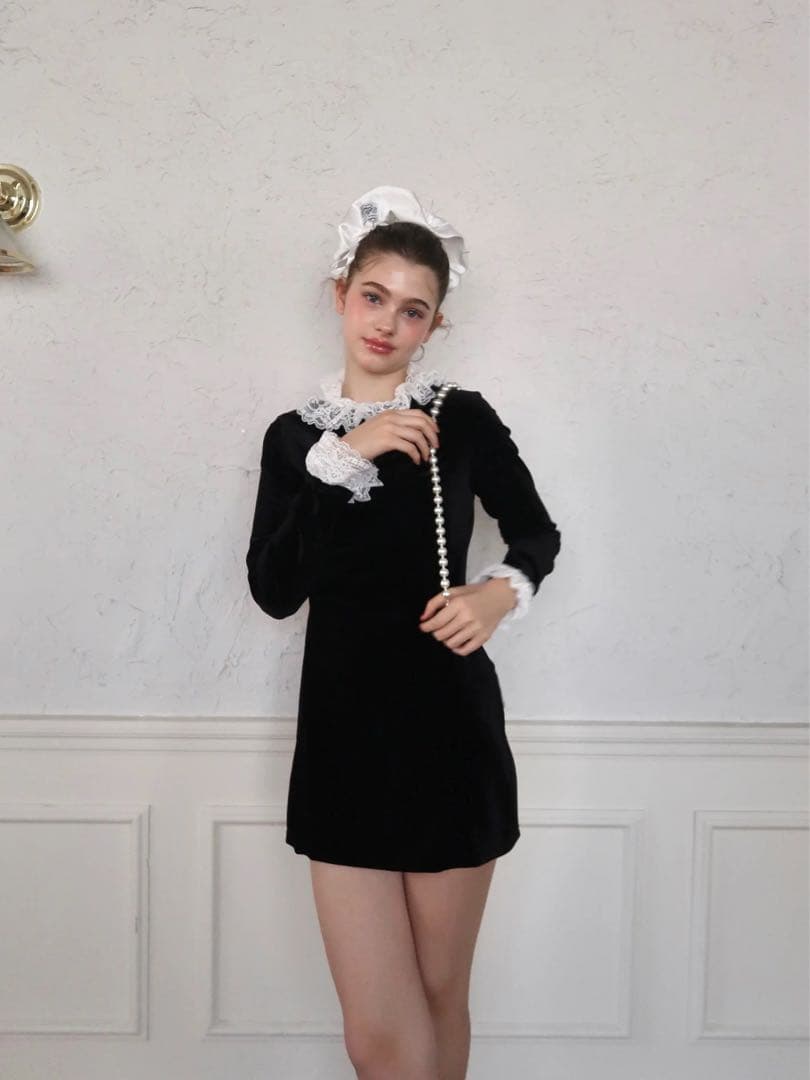 treat ürself ベロア ミニワンピース - メルカリ