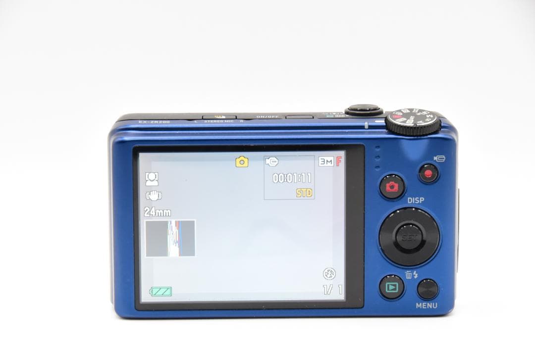 ■ 美品 ■ CASIO EXILIM EX-ZR200 ブルー《動作OK》