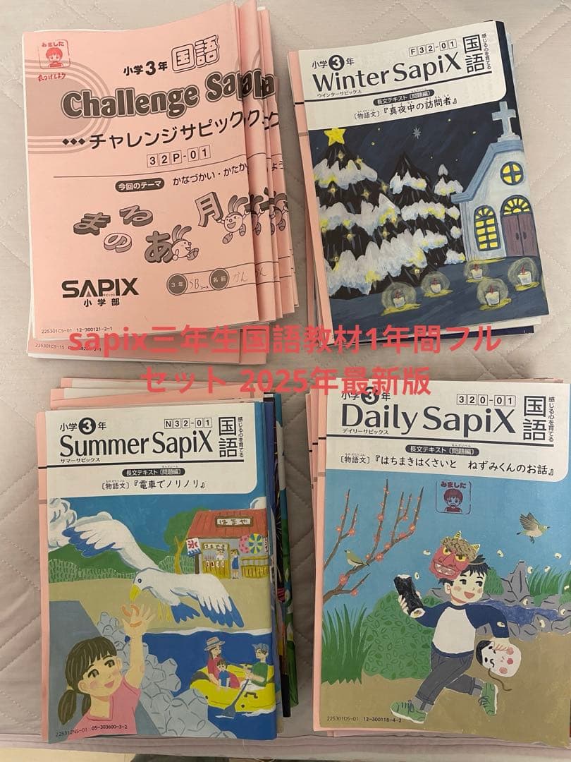 Sapix三年生算数教材1年間フルセット 2025年最新版 - メルカリ