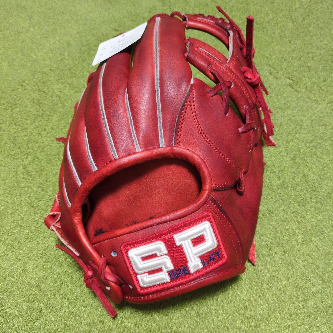 タグ付Sure Play硬式内野 和牛レザー 定価￥50,600 - グローブ新 デザイン