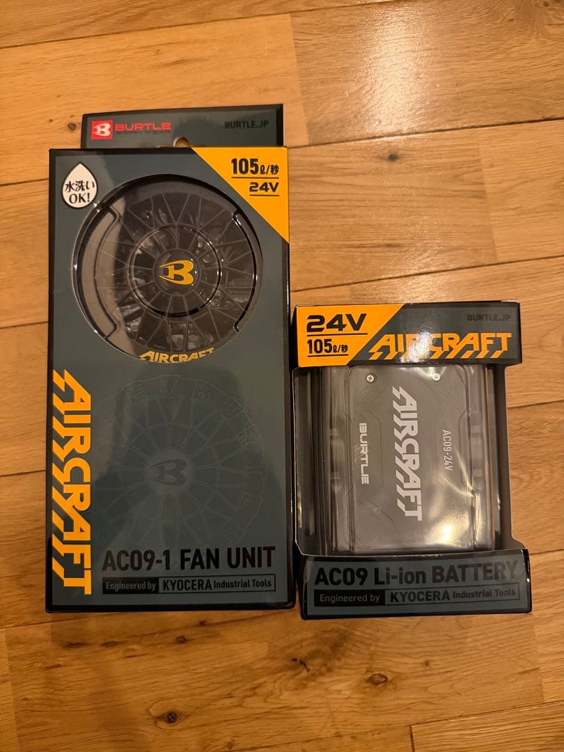 AC09-1 FAN UNIT & Li-ion BATTERYセット - メルカリ