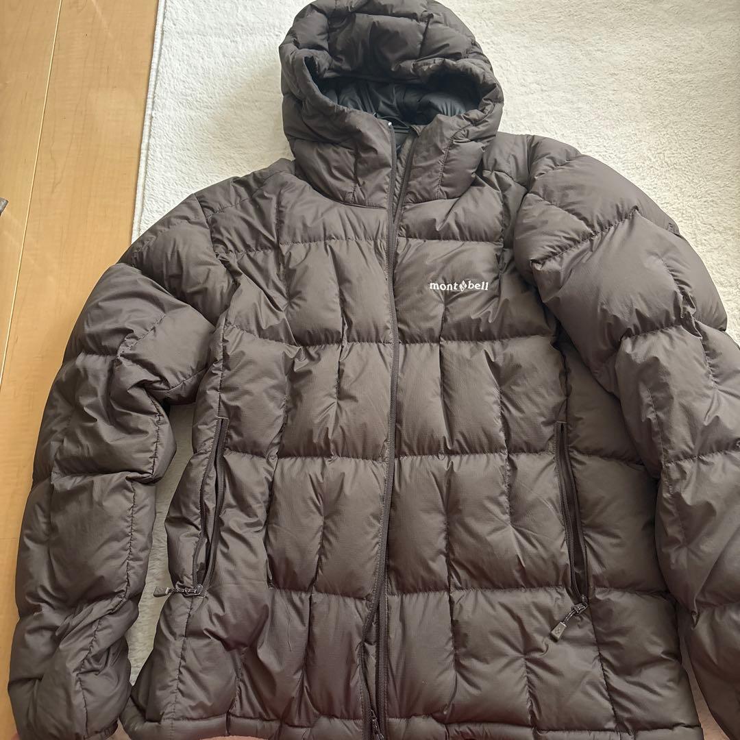 mont-bell ネージュダウンパーカ ダークブラウン - メルカリ