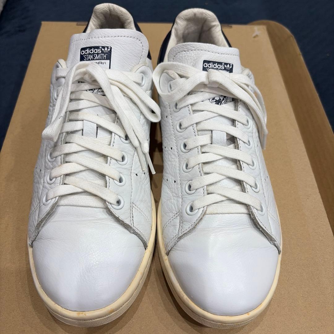 adidas Stan Smith ホワイト/ネイビー - メルカリ