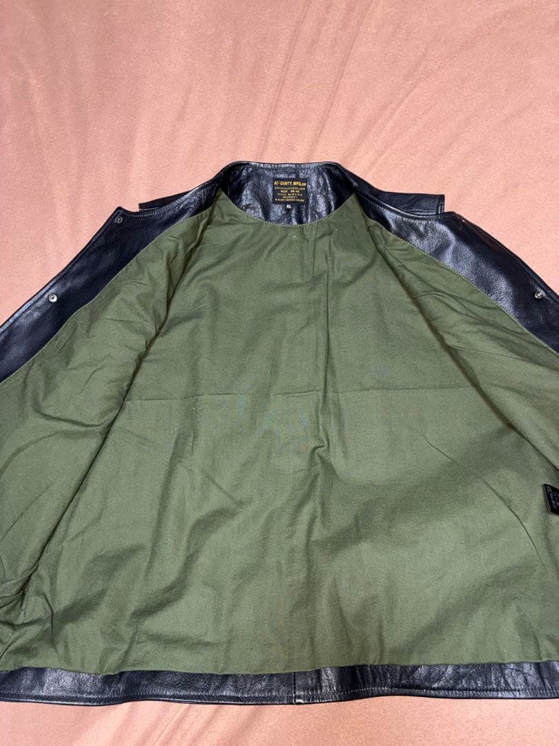AT-DIRTY Jerkin Leather Vest XL おまけ付きの通販はau PAY