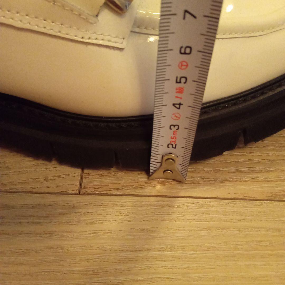 ルカグロッシローファー 　ホワイト 37.5　 24.5cm 新品
