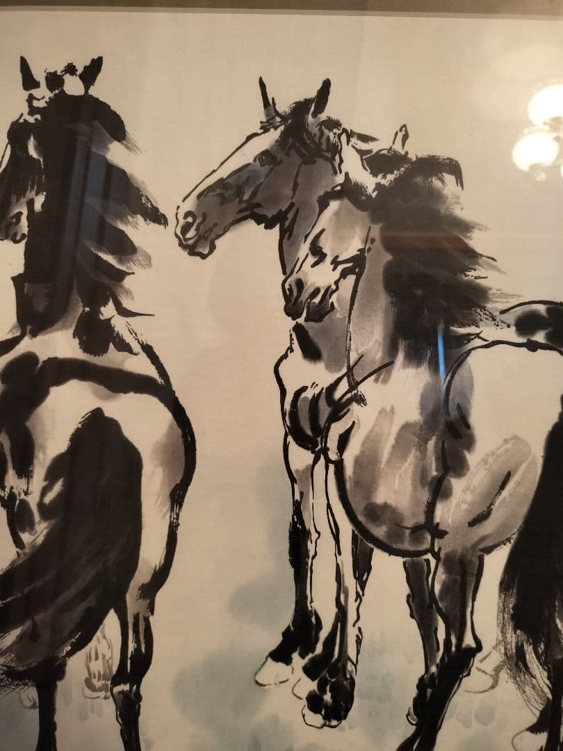 水墨画の天才 福田佳明画伯 「 ザ ，サン 」 お釈迦さま 貴重品 激安