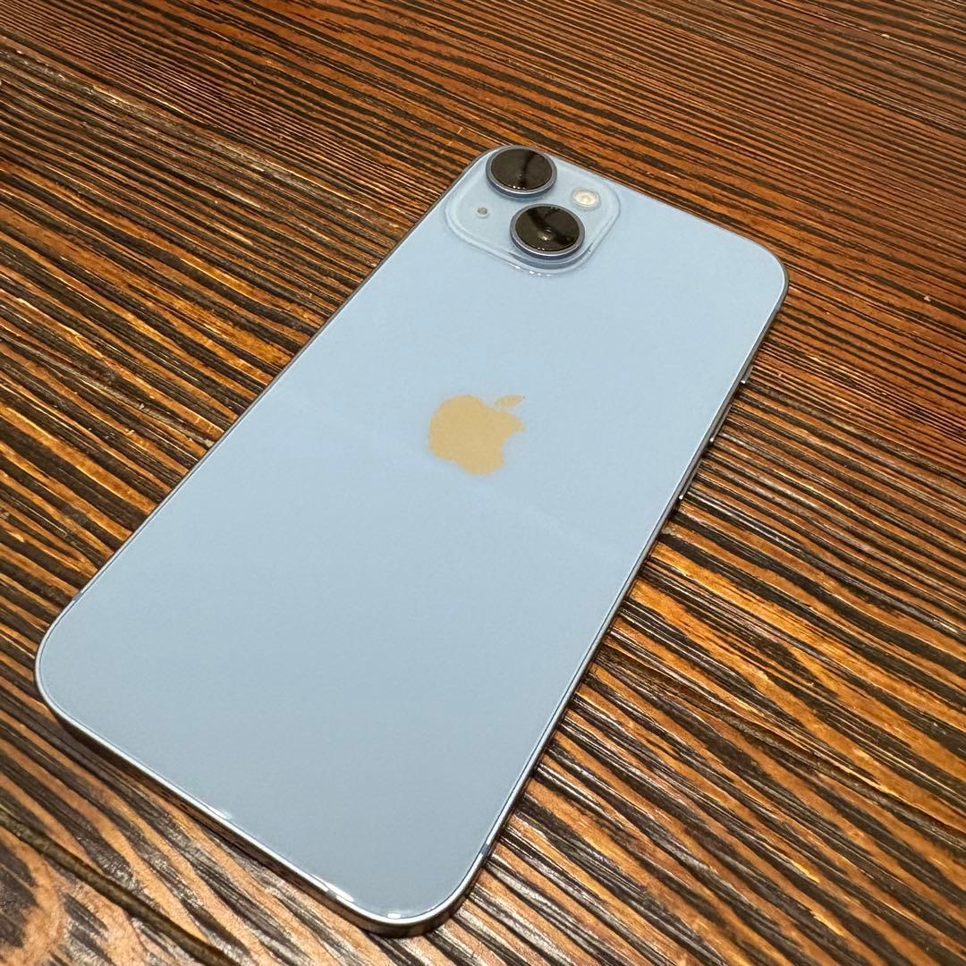 Apple iPhone 14 本体 ブルー 箱、ケーブル付きの通販はau PAY