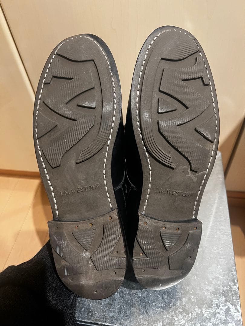 【美品】J.M. WESTON GOLF 7D 26.5cm シューツリー付き