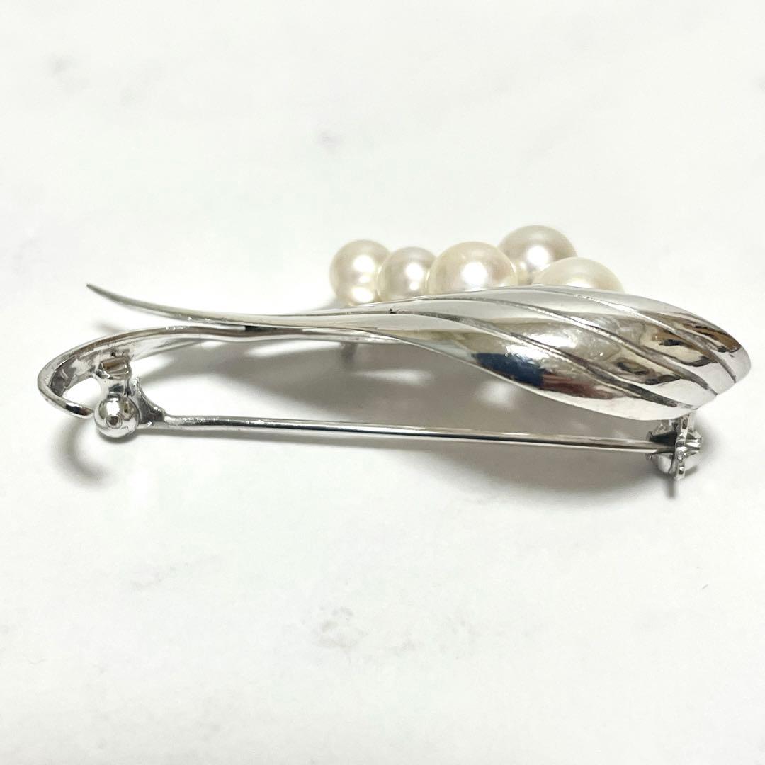 皇室御用達 MIKIMOTO ミキモト アコヤ真珠 パール ブローチ コサージュ