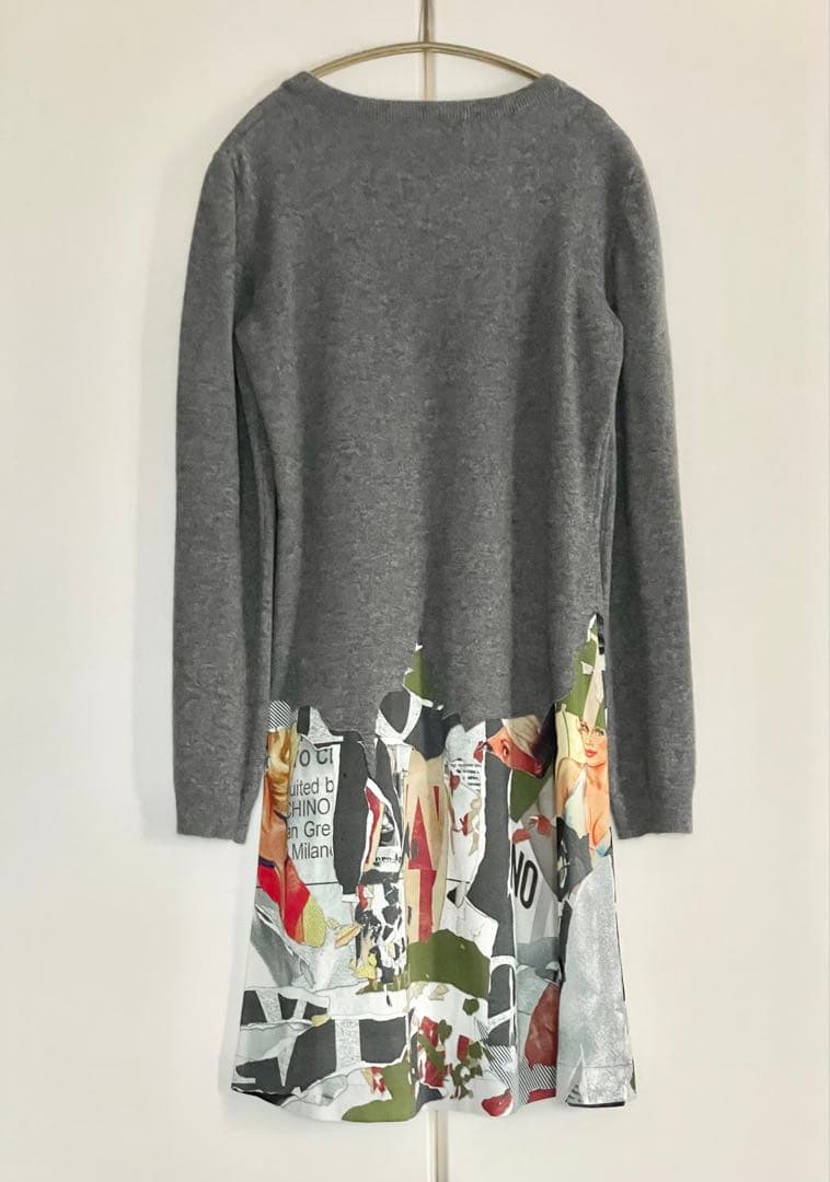 未着用】モスキーノクチュールひざ丈ワンピース - メルカリ