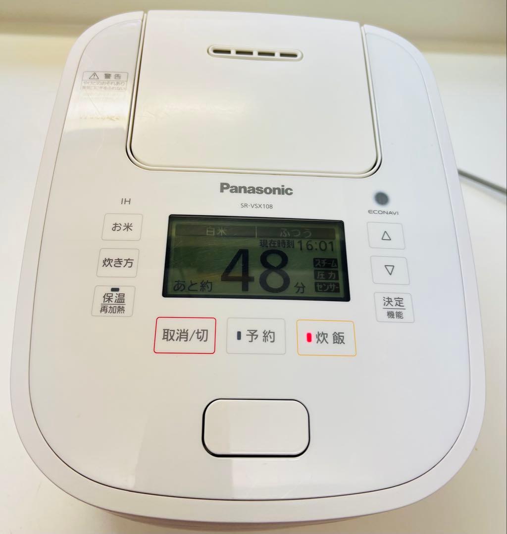 Panasonic SR-VX108 IH炊飯器うまく動作しています。2018年 - メルカリ