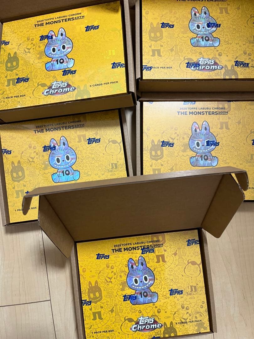 2025 Topps Chrome Labubu コレクション 5BOXセット - メルカリ