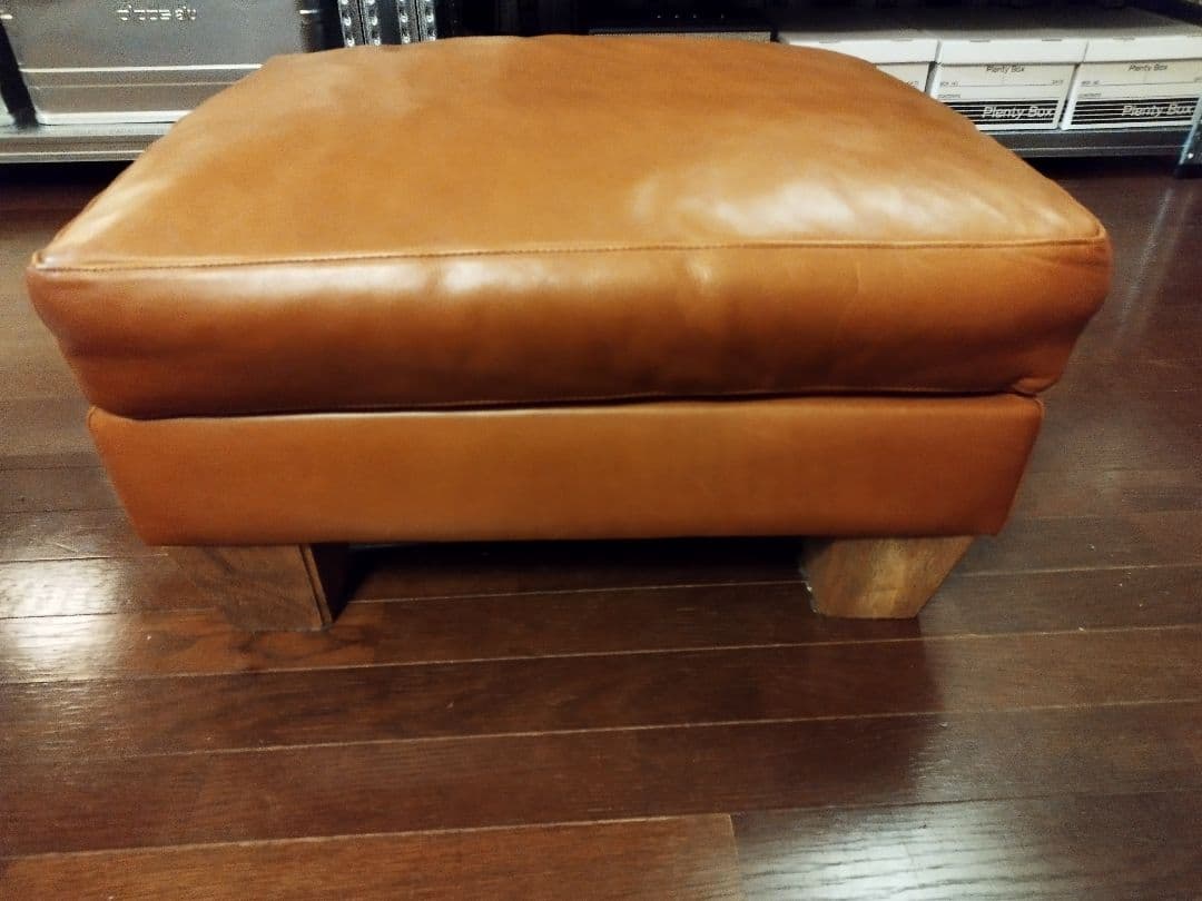 くろまるさん専用 ACME アクメファニチャー フレスノ レザーオットマン