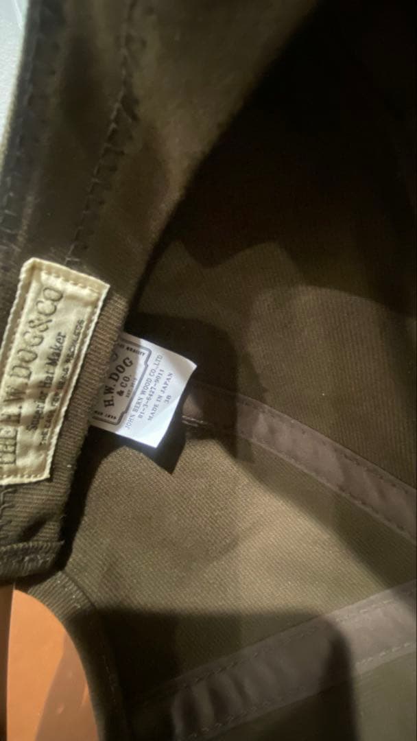 帽子 H.W.DOG & CO TRUCKER CAP - BROWN