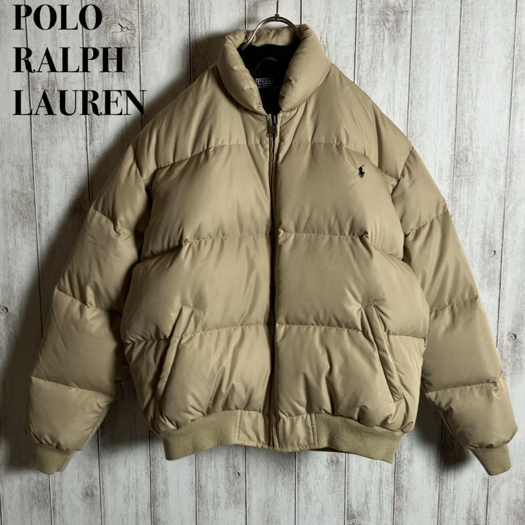 90s】ポロラルフローレン☆ダウンジャケット 短丈 肉厚 ビンテージ