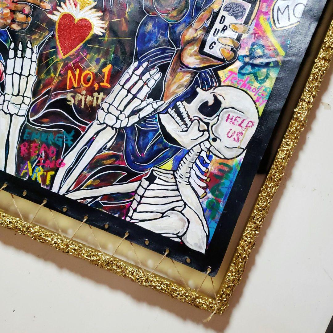 【メッセージアート】MESSIAH（救世主）《F40号》