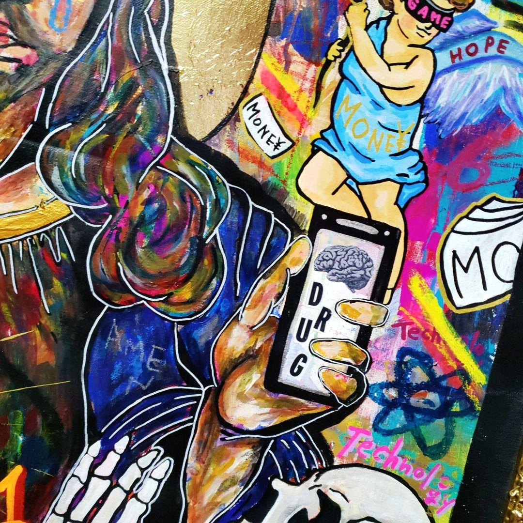 【メッセージアート】MESSIAH（救世主）《F40号》