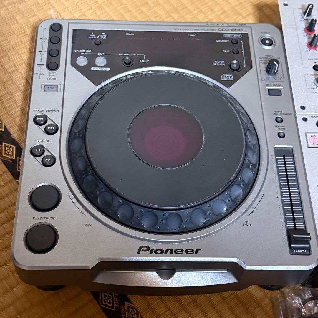 極美品】Pioneer パイオニア CDJ-800 DJM-707 - メルカリ