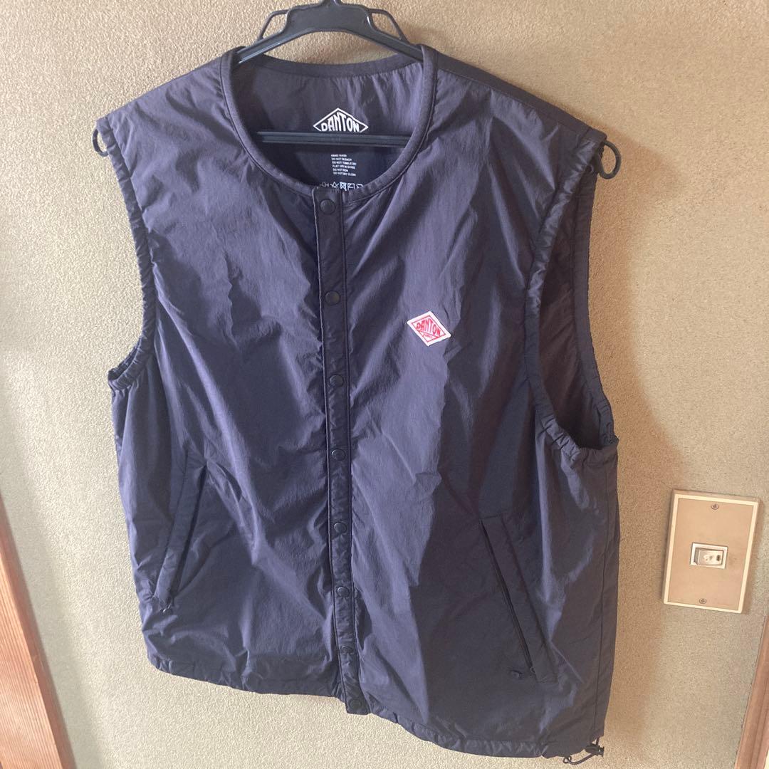 美品】DANTON ナイロンストレッチタフタ イン サレーション ベスト40