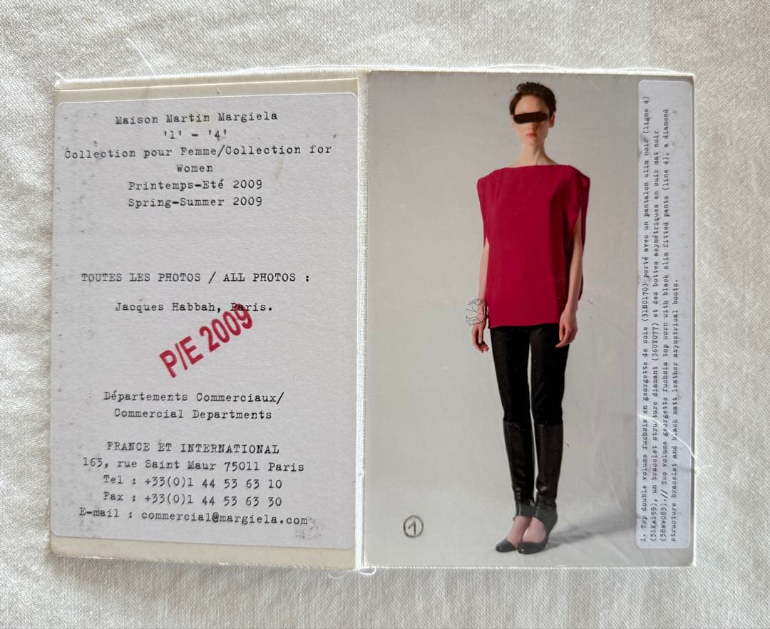 最後の本人期 マルタンマルジェラ09SS ルックブック - メルカリ