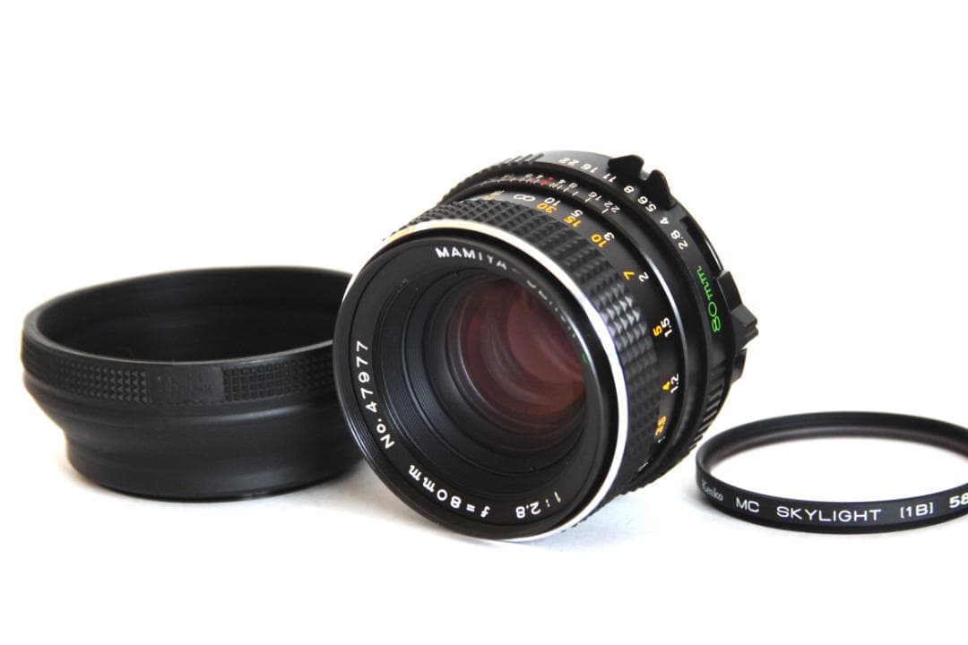 【美品】MAMIYA SEKOR C 80mm F2.8 マミヤ MAMIYA C220 Professional + Mamiya Sekor 80mm F2.8 Blue dot – Du