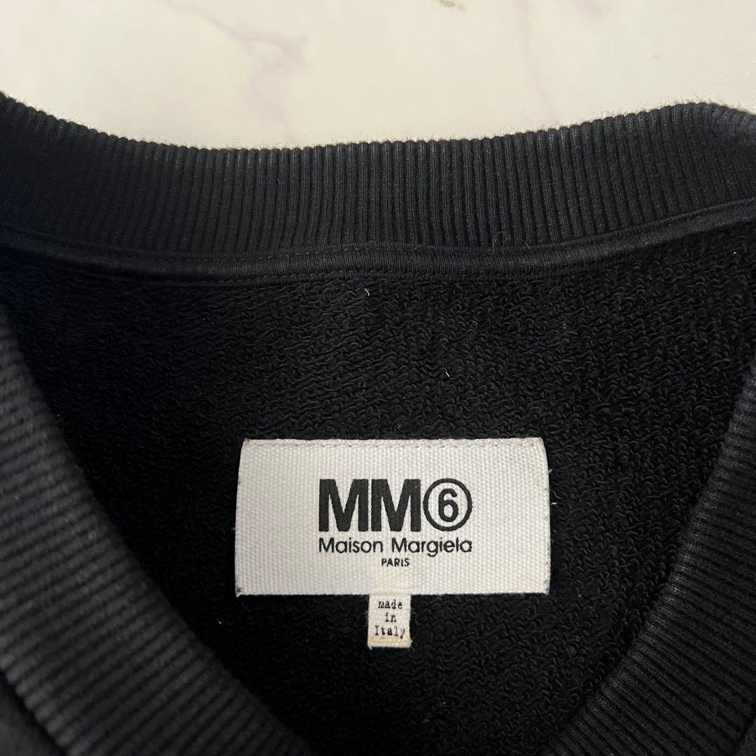 MM6 メゾンマルジェラ スウェット トレーナー ブラック 川口春奈さん