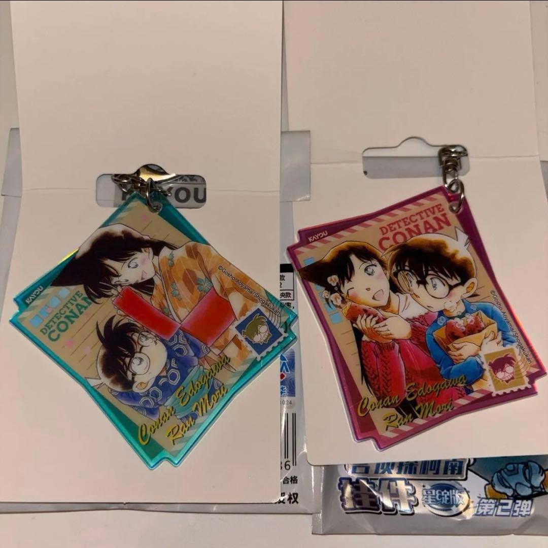 名探偵コナン KAYOU 原画 アクリルキーホルダー 江戸川コナン 毛利蘭