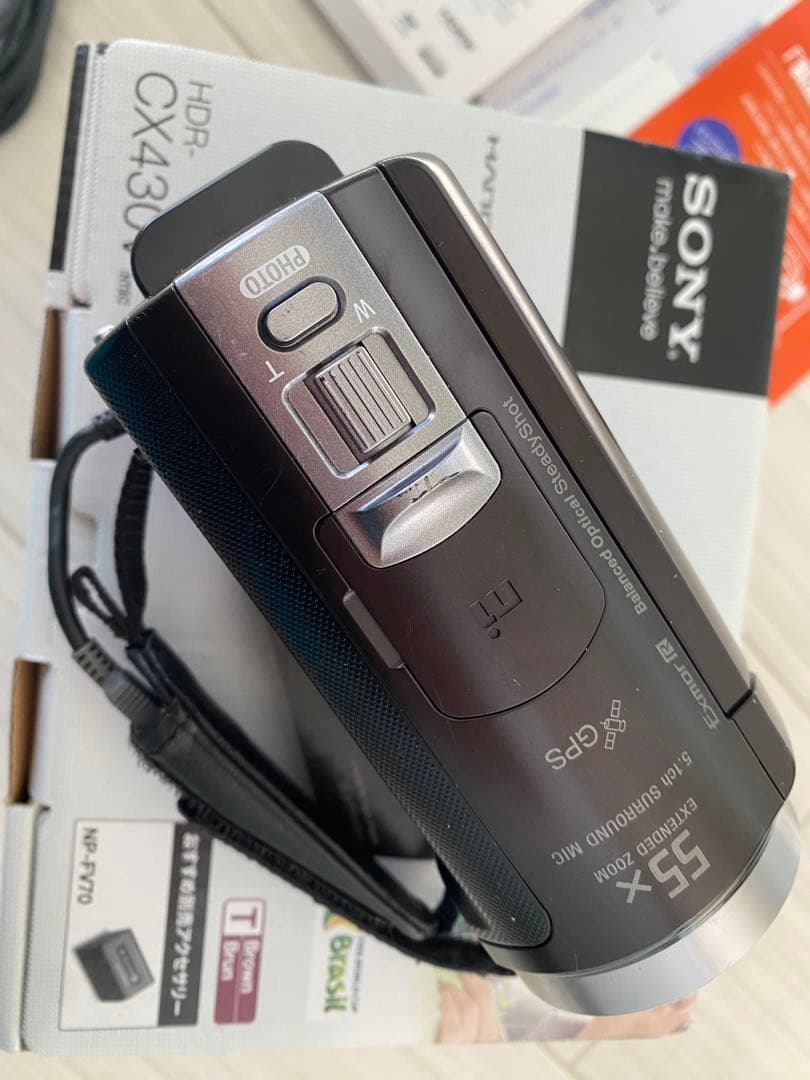 《チョイ》SONY CX430V ビデオカメラ ブラック