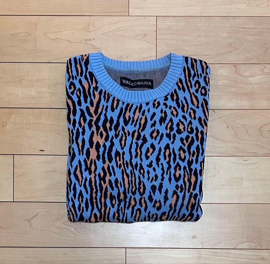 ポストマン　WACKO MARIA ニットセット WACKO MARIA《ワコマリア》GLITTER CARDIGAN (BLACK-BLUE) | 正規取扱