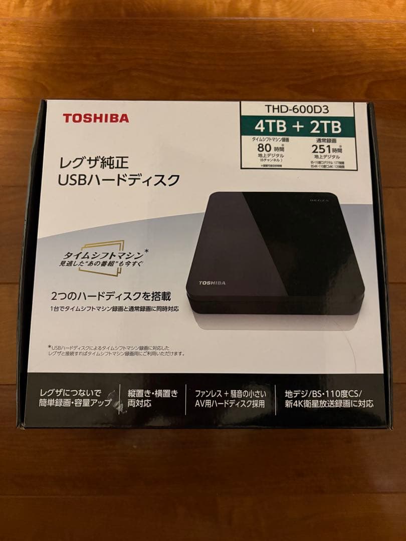 TOSHIBA THD-600D3 ハードディスク 4TB + 2TB 値下げ可 - メルカリ